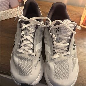 On Running Cloudsurfer Next in Gray and White